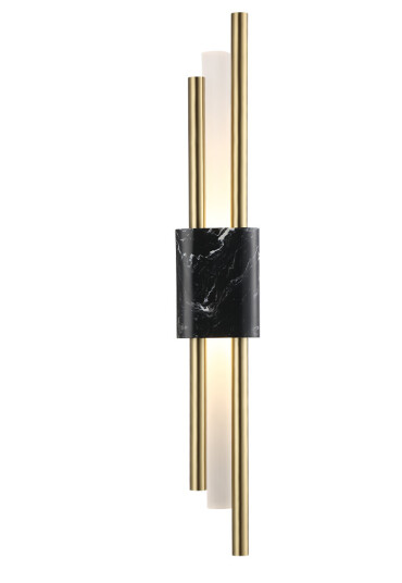 Фото Бра Crystal Lux CARTA AP6W LED BLACK/BRASS