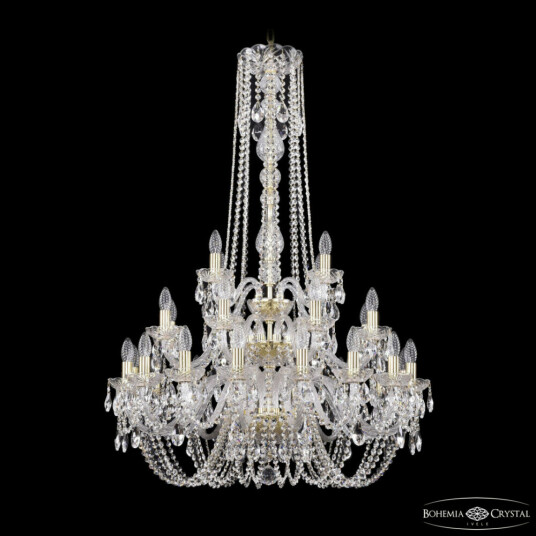 Фото Люстра хрустальная 1402/16+8+4/300/h-123/3d G