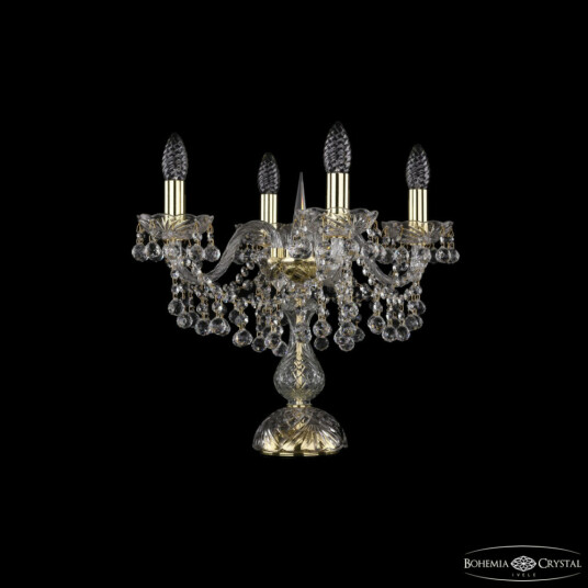 Фото Настольная лампа хрустальная 1409L/4/141-39 G