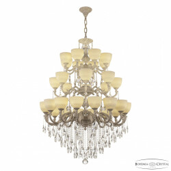 Фото Люстра хрустальная AL78101/16+8+8/300/3d B WMN P1 U Wave Bohemia Ivele Crystal