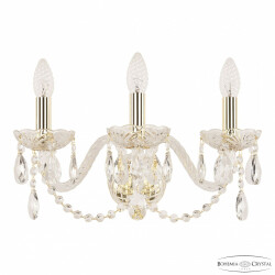 Фото Бра хрустальные 101B/3/165 G Bohemia Ivele Crystal