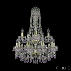 Фото Люстра хрустальная 1410/10+5/195/h-74/2d G V7010 Bohemia Ivele Crystal
