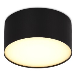 Фото ST606.432.12 Светильник потолочный Черный LED 1*12W 3000K 1 080Lm Ra>85 120° IP20 D120xH55 185-265V Накладные светильники