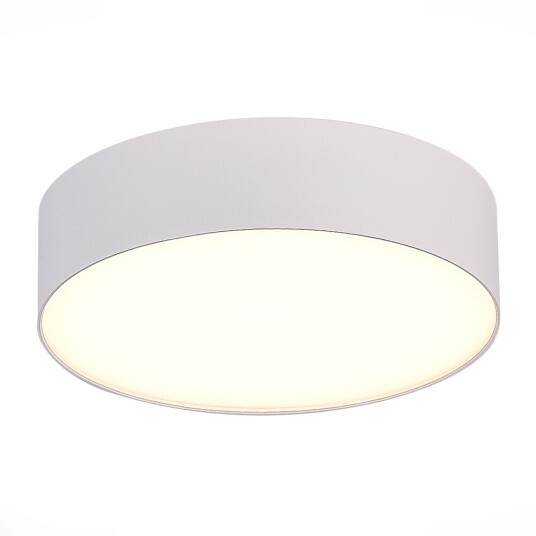 Фото ST606.532.27 Светильник потолочный Белый LED 1*27W 3000K 2 340Lm Ra>85 120° IP20 D220xH55 185-265V Накладные светильники