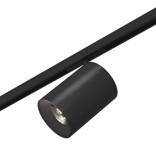 Фото ST671.446.05 Магнитный трековый светильник Черный LED 1*5W 4000K 340Lm Ra>90 36° IP20 D35xH58 24V SUPER5