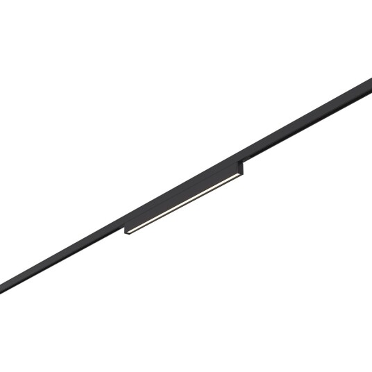 Фото ST665.446.08 Магнитный трековый светильник Черный LED 1*8W 4000K 250Lm Ra>80 100° IP20 L300xW10xH18 SUPER5