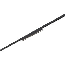 Фото ST665.446.08 Магнитный трековый светильник Черный LED 1*8W 4000K 250Lm Ra>80 100° IP20 L300xW10xH18 SUPER5