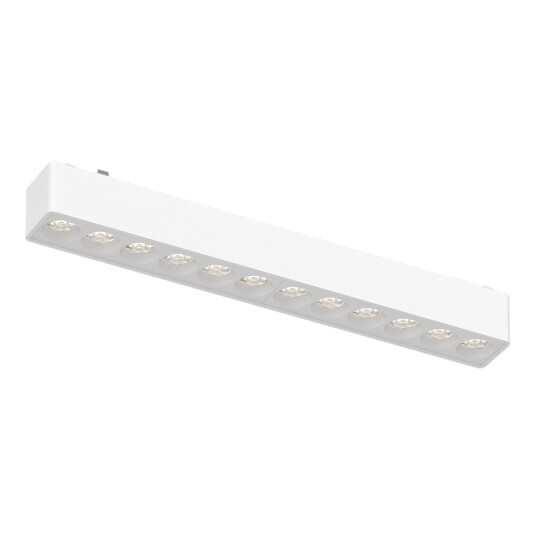 Фото ST673.536.12 Магнитный трековый светильник Белый LED 1*12W 3000K 710Lm Ra>90 36° IP20 L230xW26xH24 4 SKYFLAT