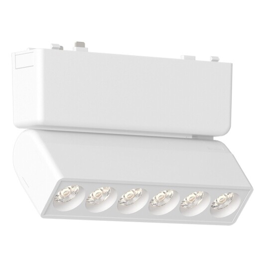 Фото ST675.546.06 Магнитный трековый светильник Белый LED 1*6W 4000K 360Lm Ra>90 >90 IP20 L122xW26xH83 48 SKYFLAT