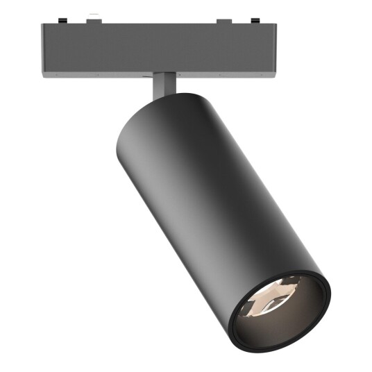 Фото ST677.436.18 Магнитный трековый светильник Черный LED 1*18W 3000K 1 060Lm Ra>90 >90 IP20 D55xH135 48 SKYFLAT