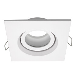 Фото ST255.518.01 Св-к встр. Белый GU10 1*50W  IP65 L96xW96xH45 220V Без ламп Встраиваемые светильники