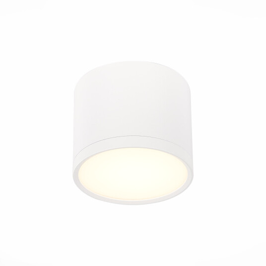 Фото ST113.532.09 Светильник потолочный Белый LED 1*9W 3000K 702Lm Ra>80 120° IP20 D88xH75 170-240V Накладные светильники