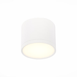 Фото ST113.532.09 Светильник потолочный Белый LED 1*9W 3000K 702Lm Ra>80 120° IP20 D88xH75 170-240V Накладные светильники