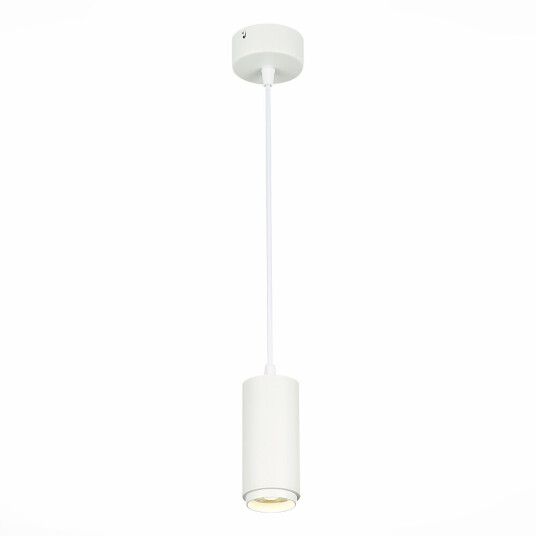 Фото ST600.543.10 Светильник подвесной Zoom Белый LED 1*10W 4000K 1 000Lm Ra>80 15-60° IP20 D59xH130 170- Подвесные светильники