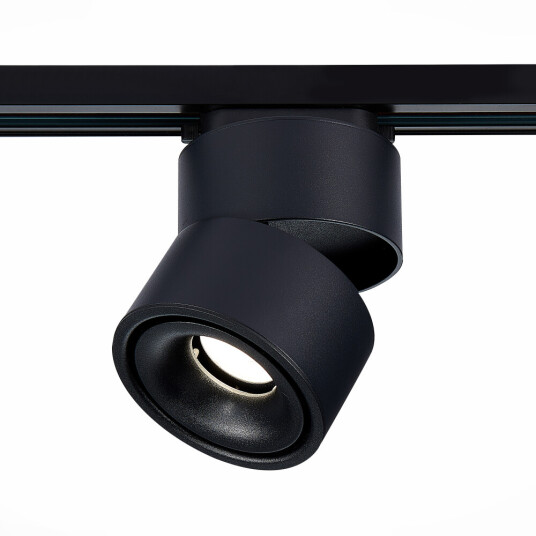 Фото ST652.436.12 Св-к трек. Черный LED 1*12W 3000K 1 000Lm Ra>90 36° IP20 D100xH136 170-240VV Однофазная трековая система