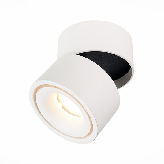 Фото ST652.532.12 Светильник потолочный Белый LED 1*12W 3000K 1 000Lm Ra>90 36° IP20 D100xH105 170-240V Накладные светильники