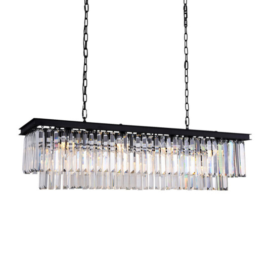 Фото Люстра Odeon 10C/P black/clear