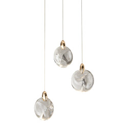 Фото Подвесной светильник OD2440-3 gold/clear