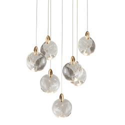 Фото Подвесной светильник OD2440-7 gold/clear