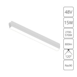 Фото A2968PL-1WH СВЕТИЛЬНИК ПОТОЛОЧНЫЙ RAPID 48В 15Вт макс 800лм 2700-5700К 90+ 120° smart