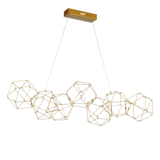 Фото Люстра Lucciola 7A matt gold