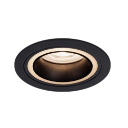 Фото A2464PL-1BK Светильник потолочный встраиваемый IMAI для MR16 Ø92x27мм черный IP20 монтаж Ø82мм