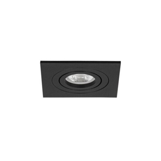 Фото A2068PL-1BK Светильник потолочный встраиваемый TARF MINI для MR11 75x75x22мм черный IP20 монтаж Ø65мм