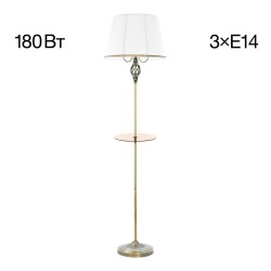 Фото CL402930T Вена Бронза+Белый Торшер со столиком