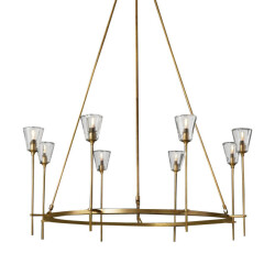 Фото Люстра Torche De Verre 8 gold