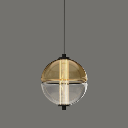 Фото Подвесной светильник MD24022079-1A black/amber