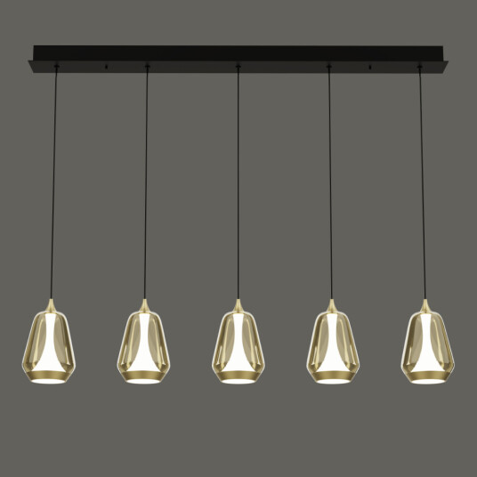 Фото Подвесной светильник MD24001011-5B brass/champagne