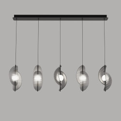 Фото Подвесной светильник MD24030035-5B black/smoky