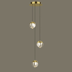 Фото Подвесной светильник MD24001033-3A gold/clear