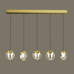 Фото Подвесной светильник MD24001033-5B gold/clear