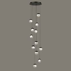 Фото Подвесной светильник MD24001033-12A black/clear