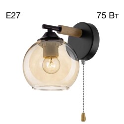 Фото CL133411 TIKA Черная Бра