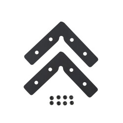 Фото Комплект соединителей верхних для встраиваемого магнитного трека в натяжной ПВХ потолок 2 шт. Crystal Lux CLT 0.223 07