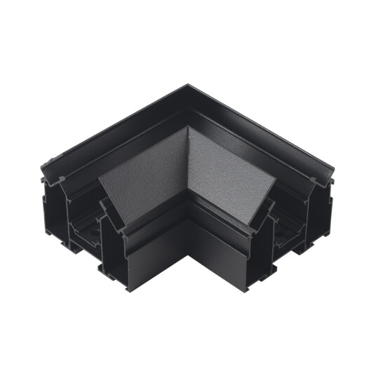 Фото Угол соединительный для встраиваемого магнитного трека в натяжной ПВХ потолок Crystal Lux CLT 0.234 01 BL