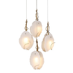 Фото Подвесной светильник RP168421-4 matt gold bronze