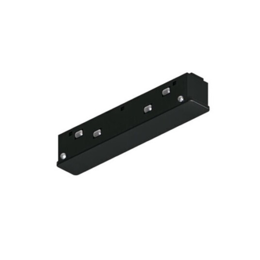 Фото A740306N коннектор прямой токопроводящий для шинопровода (трека) LINEA и OPTIMA, черный
