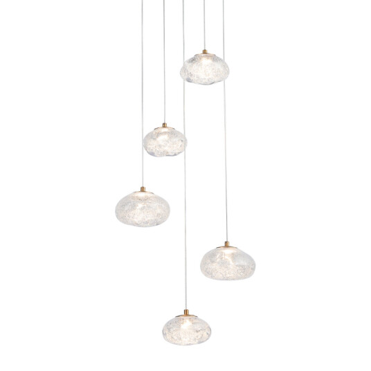 Фото Подвесной светильник P98065-5 antique brass