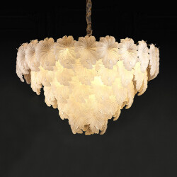 Фото Люстра 6302P/D800 gold/white