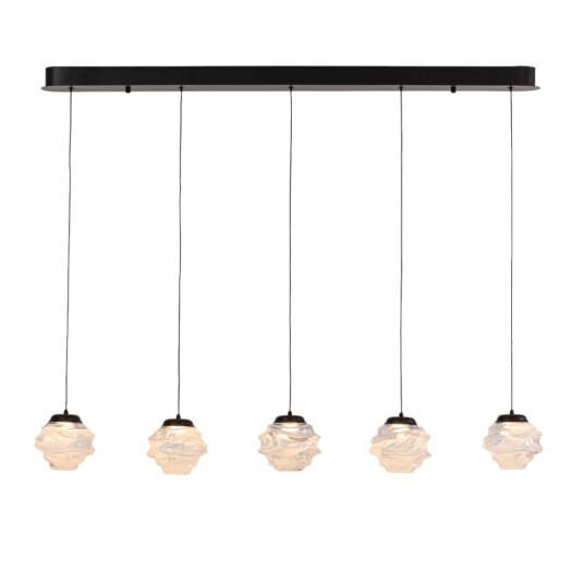 Фото Подвесной светильник MD25030003-5B matt black/clear