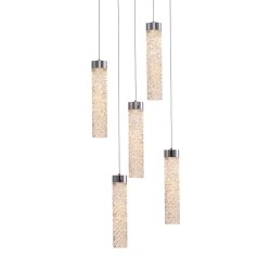 Фото Подвесной светильник MD24030028-5A chrome/clear