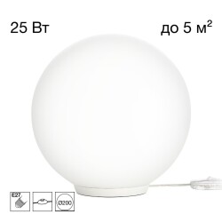 Фото CL941D20T0 RON Настольный Св-к Шар База Белая