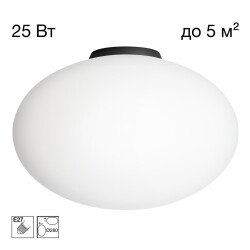 Фото CL941E28B5 RON Накладной Св-к Эллипс База Черная