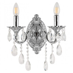 Фото Бра с хрустальными подвесками AL7801B10/2/175 B NW Bohemia Ivele Crystal