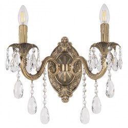 Фото Бра с хрустальными подвесками AL7901B10/2/175 B FP Bohemia Ivele Crystal