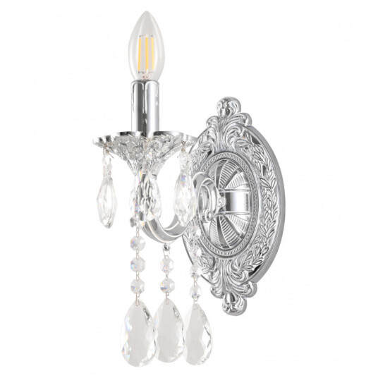 Фото Бра с хрустальными подвесками AL7801B10/1/175 A NW Bohemia Ivele Crystal