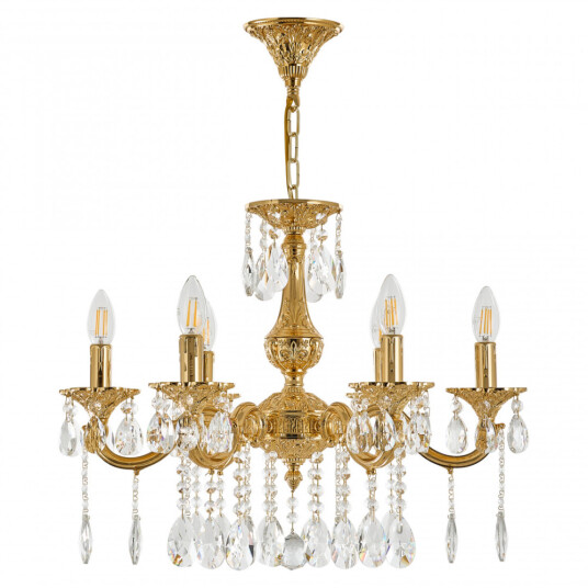 Фото Люстра с хрустальными подвесками AL78101/6/175 A G Bohemia Ivele Crystal